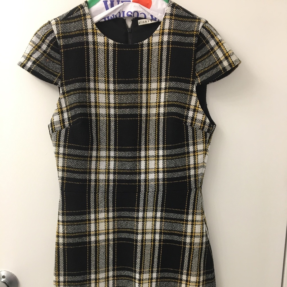 Alice and Olivia plaid dress
